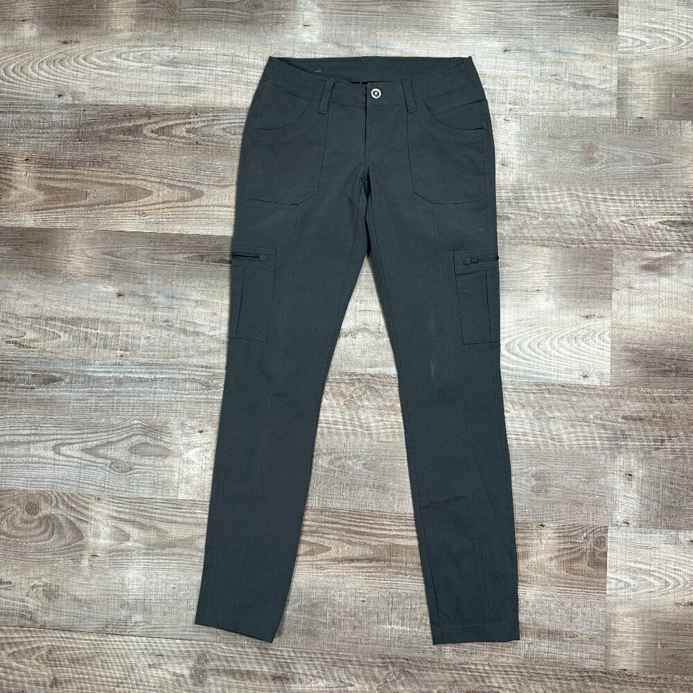 KUHL Gray Casual Hiking Straight Leg Cargo Pants Women's Size 0 Reg